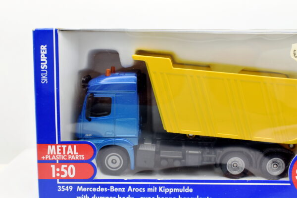Modellino camion scala 1:50 mercedes benz arocs mit kippmulde modellismo statico - immagine 2