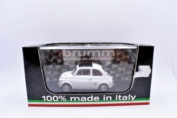 Modellino auto scala 1:43 Fiat 500 595 SS abarth Brumm diecast modellismo epoca - immagine 2