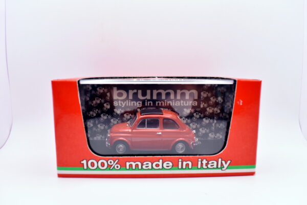Modellino auto scala 1:43 Fiat 500 L Brumm diecast modellismo da collezione - immagine 2