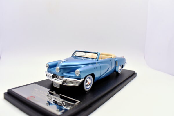 Modellino auto 1:43 tucker torpedo convertible collezione modellismo statico esval models - immagine 4