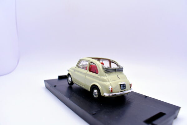 Modellino auto scala 1:43 Fiat nuova 500 Brumm diecast modellismo da collezione - immagine 4