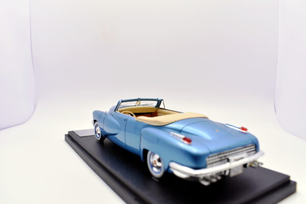Modellino auto 1:43 tucker torpedo convertible collezione modellismo statico esval models - immagine 5
