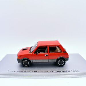 Modellino auto scala 1:43 innocenti mini de tomaso turbo MKII Kess modellismo