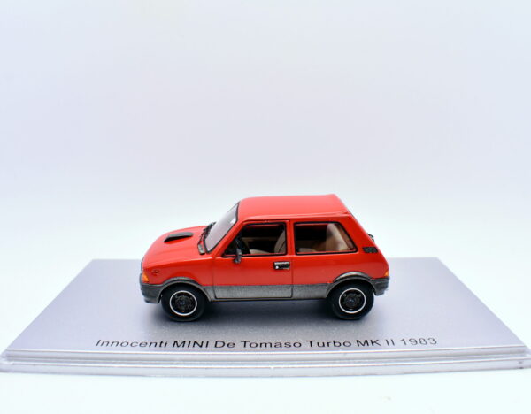 Modellino auto scala 1:43 innocenti mini de tomaso turbo MKII Kess modellismo