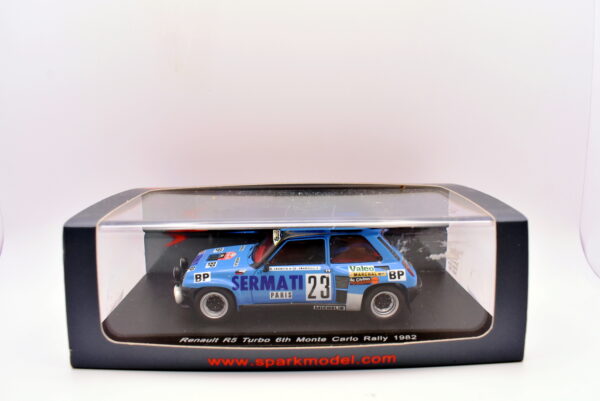 Modellino auto rally scala 1:43 Renault R5 turbo 6th Spark modellismo statico - immagine 2