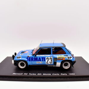 Modellino auto rally scala 1:43 Renault R5 turbo 6th Spark modellismo statico
