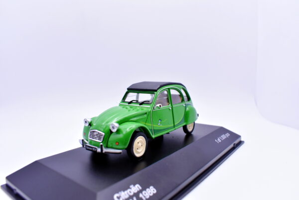 Modellini auto scala 1:43 Citroen 2CV whitebox diecast modellismo collezione - immagine 3