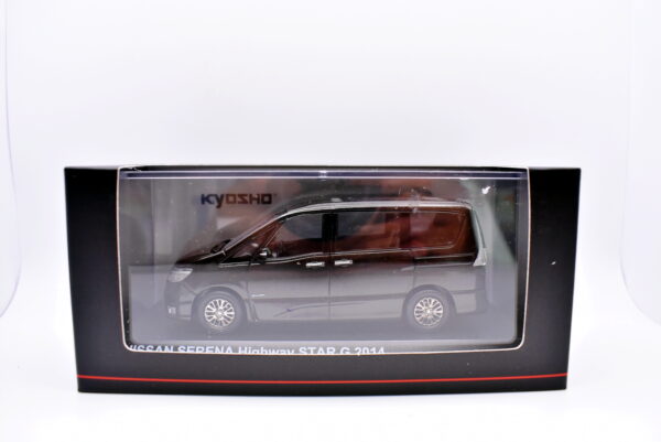 Modellino auto scala 1:43 Nissan serena higway star g diecast modellismo da collezione kyosho - immagine 2