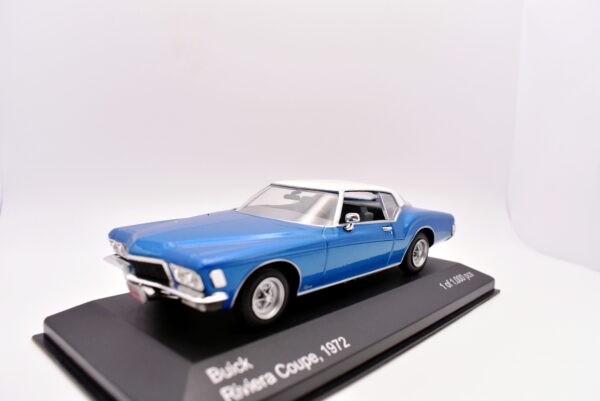 Modellini auto scala 1:43 buick riviera whitebox diecast modellismo collezione - immagine 3
