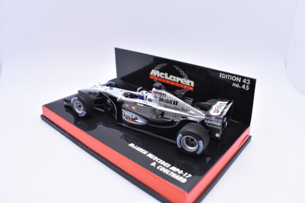 Modellino auto Formula 1 F1 scala 1:43 McLaren Mercedes MP4-17 Minichamps modellismo statico - immagine 5