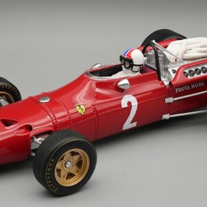 Modellino auto formula 1 F1 scala 1:18 Tecnomodel  FERRARI 312 F1-67 N.2 ITALIAN GP 1967 C.AMON VETRINA E PILOTA modellismo