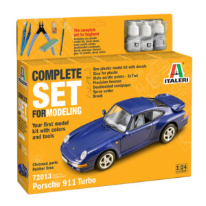 Modellino model kit di montaggio Italeri PORSCHE 911 TURBO scala 1:24 modellismo statico