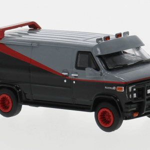 Modellino auto furgone film movie A-TEAM ATEAM Vandura scala 1:87 diecast modellismo
