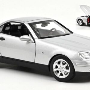 Modellino auto scala 1:18 Norev  MERCEDES SLK 1996 BRILLANT SILVER diecast modellismo statico