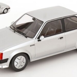 Modellino auto scala 1:18 OPEL KADETT D GTE 1983 SILVER diecast modellismo statico