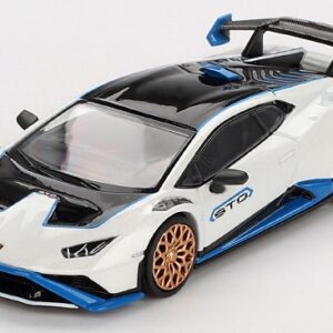 Modellino auto scala 1:64 Mini GT  LAMBORGHINI HURACAN STO 2023 BIANCO ASOPO 1:64 modellismo