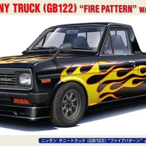 Modellino auto kit di montaggio model kit Hasegawa  NISSAN SUNNY TRUCK (Gb122) FIRE PATTERN KIT 1:24 modellismo