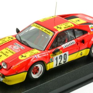 Modellino auto scala 1:43 Best FERRARI 308 GTB RALLY MONTECARLO 1983 D.GAUTHIER-M.GAUTHIER modellismo