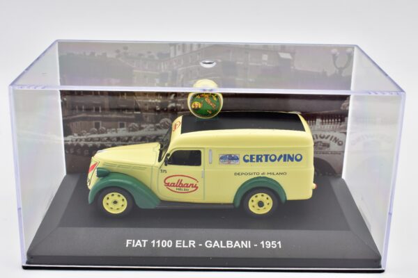 modellini furgone FIAT 1100 GALBANI veicoli pubblicitari d'epoca scala 1:43 collezione - immagine 2