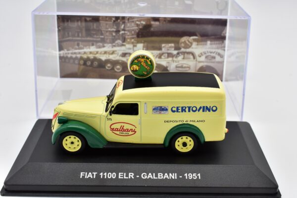 modellini furgone FIAT 1100 GALBANI veicoli pubblicitari d'epoca scala 1:43 collezione - immagine 3