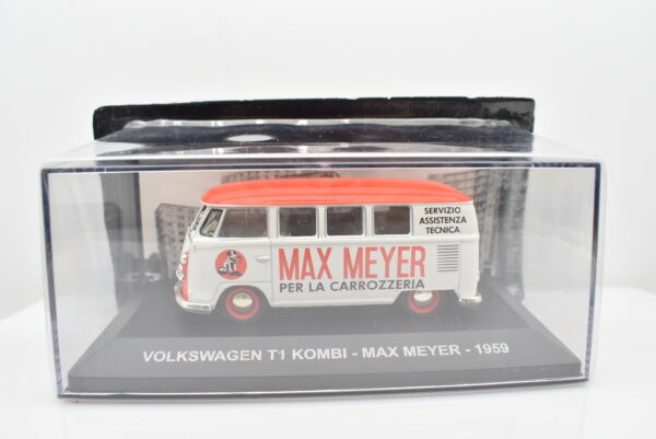 Modellino camion scala 1:43 volkswagen T1 Kombi max meyer diecast modellismo statico - immagine 2