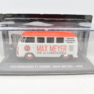 Modellino camion scala 1:43 volkswagen T1 Kombi max meyer diecast modellismo statico