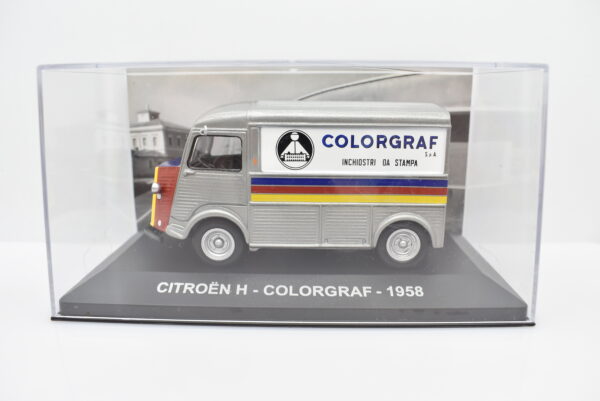 Modellino camion scala 1:43 Citroen H colorgraf diecast modellismo statico - immagine 5