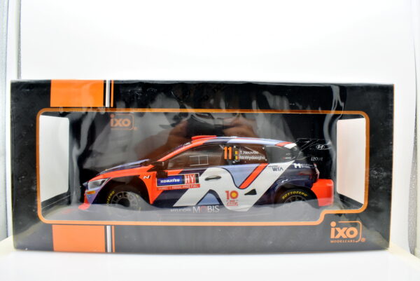 Modellino auto scala 1:18 hyundai i20 rally SWEDEN 2024 diecast modellismo da collezione - immagine 4
