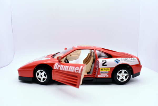 Modellino auto scala 1:24 Ferrari 348 tb diecast modellismo da collezione burago - immagine 2