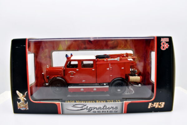 modellino auto scala 1:43 mercedes benz tlf-15 diecast modellismo pompieri - immagine 2