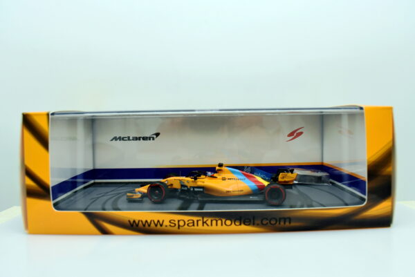 Modellino auto Formula 1 F1 scala 1:43 McLaren MCL33 abu dhabi spark modellismo statico - immagine 2