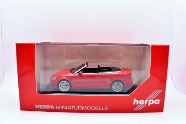 Modellino Auto Scala 1:43 Audi A3 cabriolet Herpa modellismo statico - immagine 2