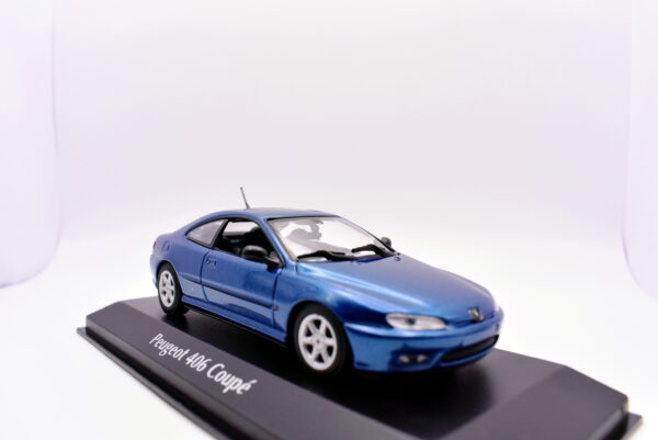 Modellino auto scala 1:43 peugeot 406 coupe Maxichamps diecast modellismo da collezione - immagine 4