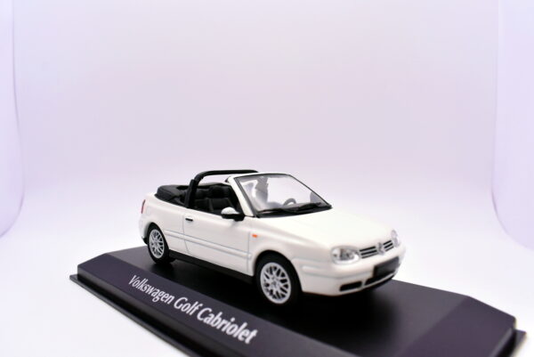 Modellino auto 1:43 Volkswagen golf 4 cabriolet Maxichamps diecast modellismo - immagine 3