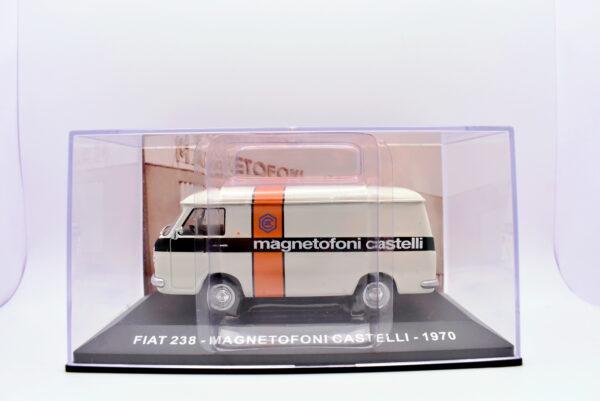 modellini furgone Fiat 238 magnetofoni castelli veicoli pubblicitari d'epoca scala 1:43 da collezione - immagine 2