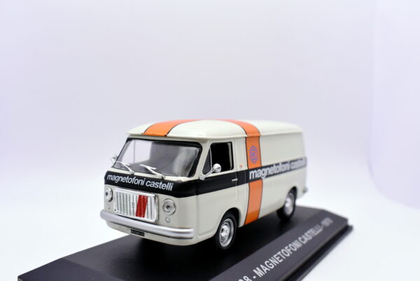modellini furgone Fiat 238 magnetofoni castelli veicoli pubblicitari d'epoca scala 1:43 da collezione - immagine 3