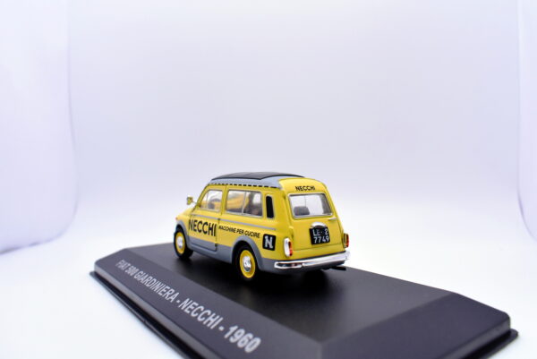 modellino auto Fiat 500 giardiniera veicoli pubblicitari epoca scala 1:43 necchi - immagine 4