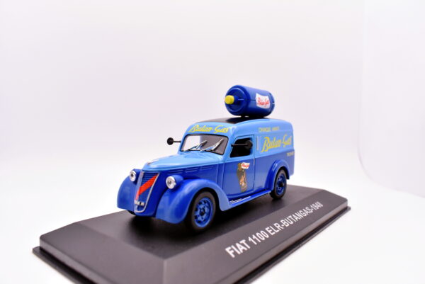 modellini furgone Fiat 1100 ELR butangas veicoli pubblicitari d'epoca scala 1:43 da collezione - immagine 3