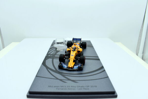 Modellino auto Formula 1 F1 scala 1:43 McLaren MCL33 abu dhabi spark modellismo statico - immagine 6
