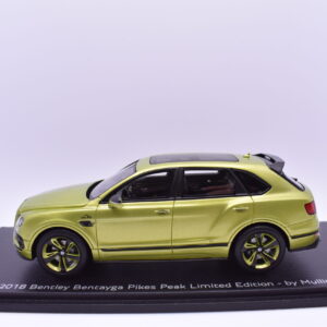 Modellino auto scala 1:43 bentley bentayga pikes peak by spark modellismo statico