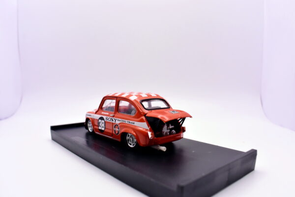 Modellino auto rally scala 1:43 Fiat 500 abarth 1000 Brumm diecast modellismo statico - immagine 4