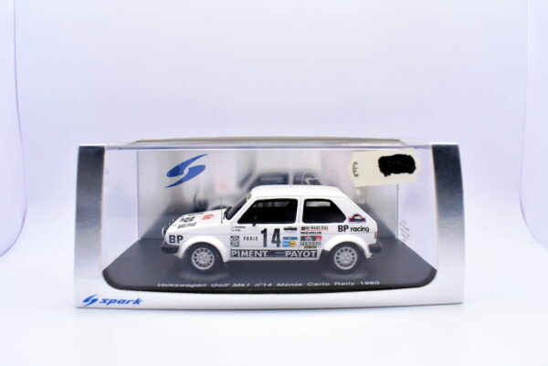 Modellino auto rally scala 1:43 volkswagen vw golf mk1 spark modellismo statico - immagine 2