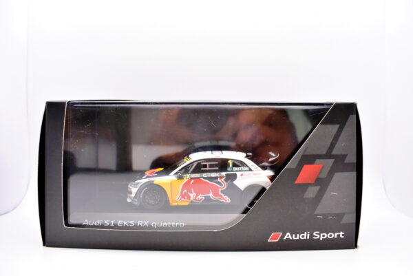 Modellino auto rally Audi S1 EKS RX quattro scala 1:43 modellismo statico - immagine 2