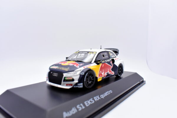Modellino auto rally Audi S1 EKS RX quattro scala 1:43 modellismo statico - immagine 4