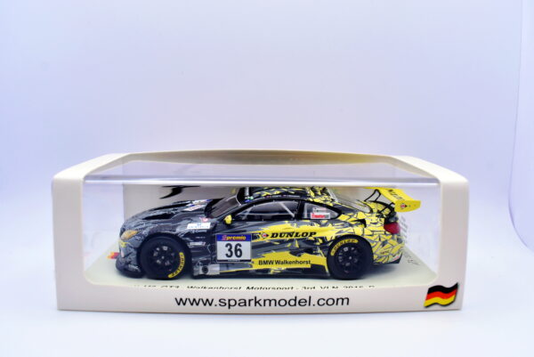 Modellino auto racing scala 1:43 BMW M6 GT3 Spark modellismo statico - immagine 2