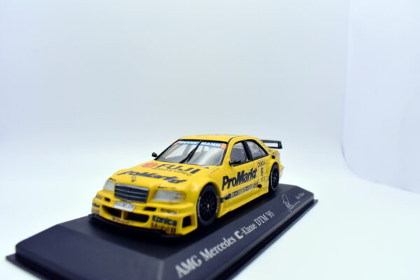Modellino auto mercedes C dtm 95 Minichamps racing collection 1:43 diecast modellismo - immagine 3