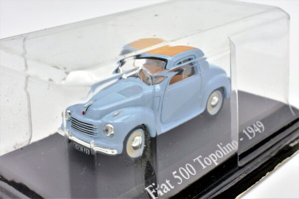Modellino auto scala 1:43 FIAT 500 TOPOLINO diecast collezione modellismo - immagine 2