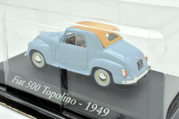 Modellino auto scala 1:43 FIAT 500 TOPOLINO diecast collezione modellismo - immagine 3