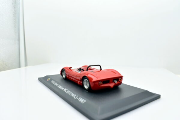 Modellino auto scala 1:43 Abarth 2000 sport spider MC diecast modellismo statico - immagine 4