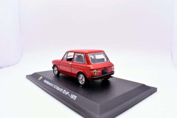 Modellino auto scala 1:43 Abarth autobianchi A112 70 HP diecast modellismo statico - immagine 4